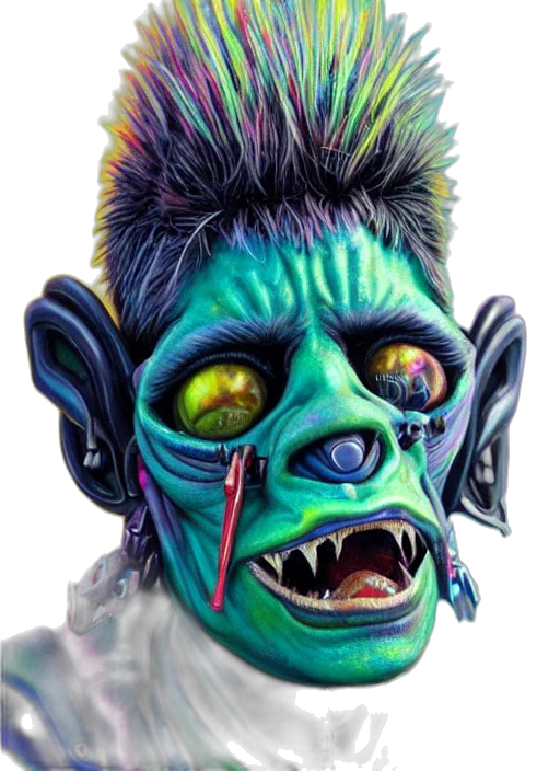 mask, creature, face, staff transparent PNG cut-out