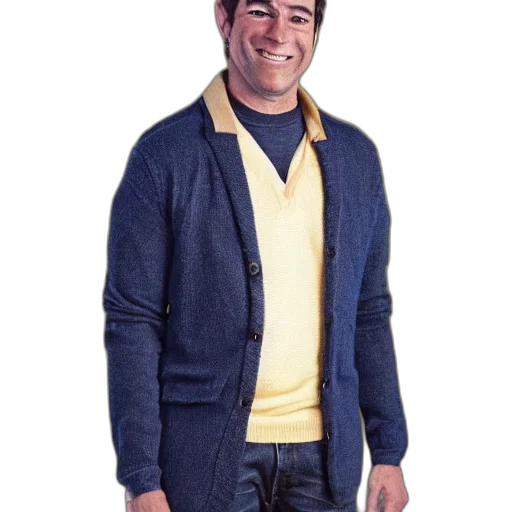jacket, staff, face, creature transparent PNG cut-out