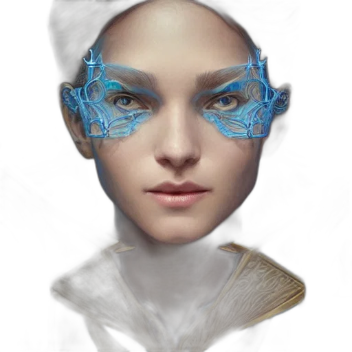 mask, face, robot, crown transparent PNG cut-out
