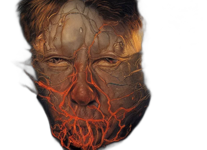 mask, face, creature, hair transparent PNG cut-out