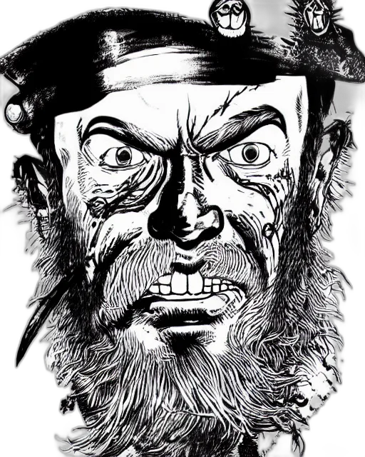 face, mask, comic book art, cartoon, concept art, pencil sketch, highly, detailed transparent PNG cut-out