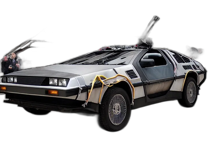 car, robot, concept art, apocalyptic transparent PNG cut-out