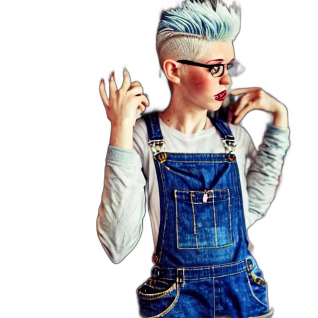jacket, concept art, cartoon, photorealistic, watercolor, blue, full, body transparent PNG cut-out