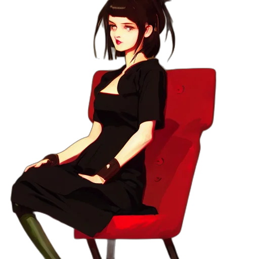 dress, staff, furniture, concept art transparent PNG cut-out