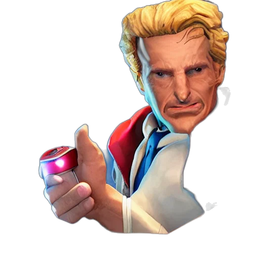 weapon, face, staff, jacket transparent PNG cut-out