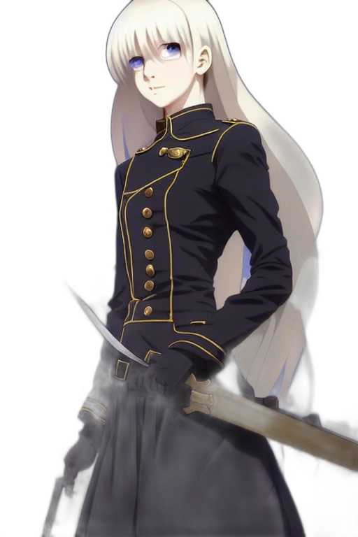 staff, sword, weapon, jacket transparent PNG cut-out