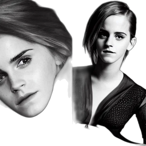 face, photorealistic, concept art, pencil sketch transparent PNG cut-out