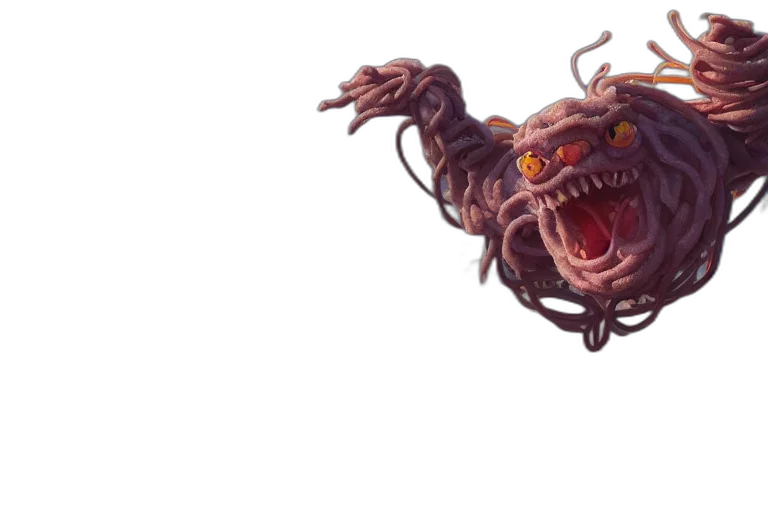 creature, dragon, mask, face transparent PNG cut-out