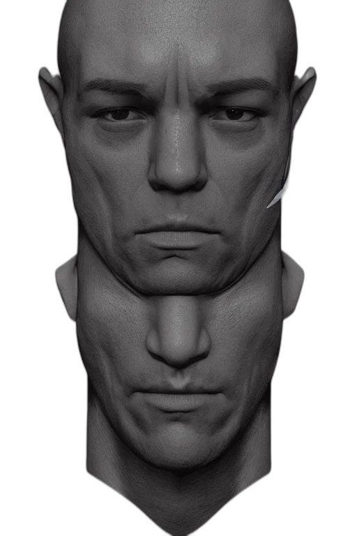 face, mask, crown, hat, 3d render, photorealistic, concept art, comic book art transparent PNG cut-out