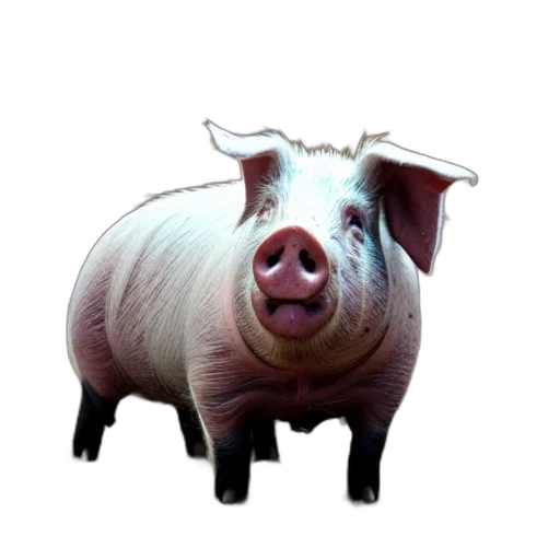 animal, creature, face, mask, 3d render, photorealistic, concept art, pixel art transparent PNG cut-out