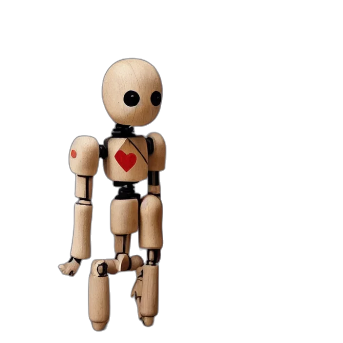robot, 3d render, pixel art, concept art, art, cute, funny, figurine transparent PNG cut-out