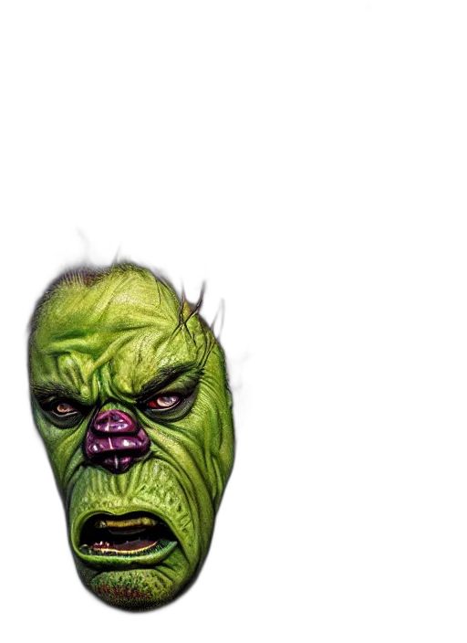 mask, face, creature, staff transparent PNG cut-out