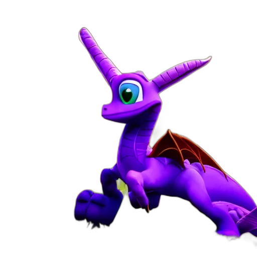 dragon, animal, creature, staff transparent PNG cut-out