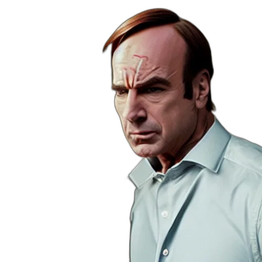 face, jacket, robot, mask, concept art, photorealistic, comic book art, 3d render transparent PNG cut-out