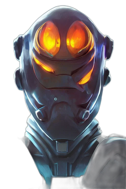 robot, mask, face, weapon transparent PNG cut-out