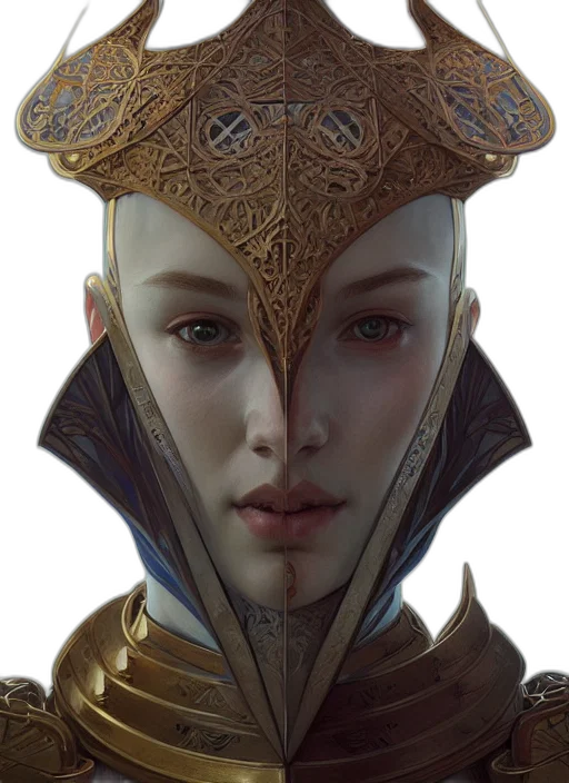 face, mask, crown, staff transparent PNG cut-out
