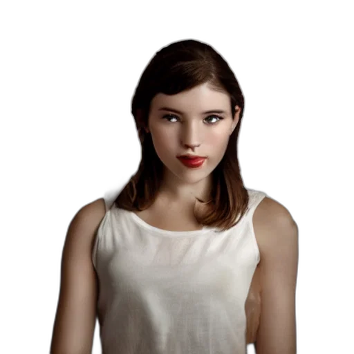 face, dress, jewelry, staff transparent PNG cut-out