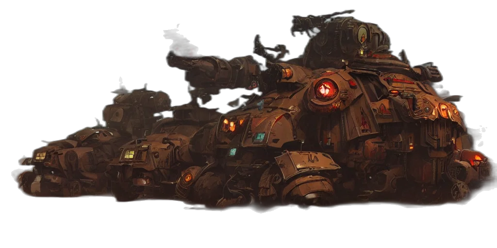 robot, weapon, concept art, fantasy art transparent PNG cut-out