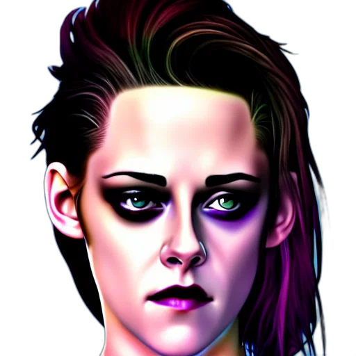 face, photorealistic, concept art, cartoon transparent PNG cut-out