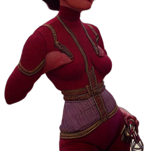 staff, hat, dress, mask transparent PNG cut-out