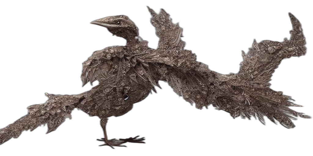 dragon, animal, creature, crown, concept art, 3d render, photorealistic, fantasy art transparent PNG cut-out