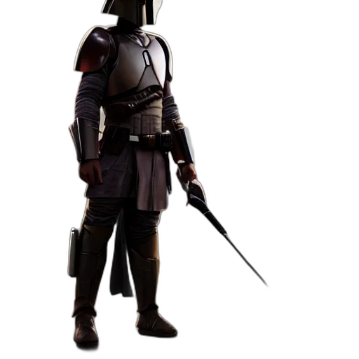sword, staff, weapon, robot transparent PNG cut-out