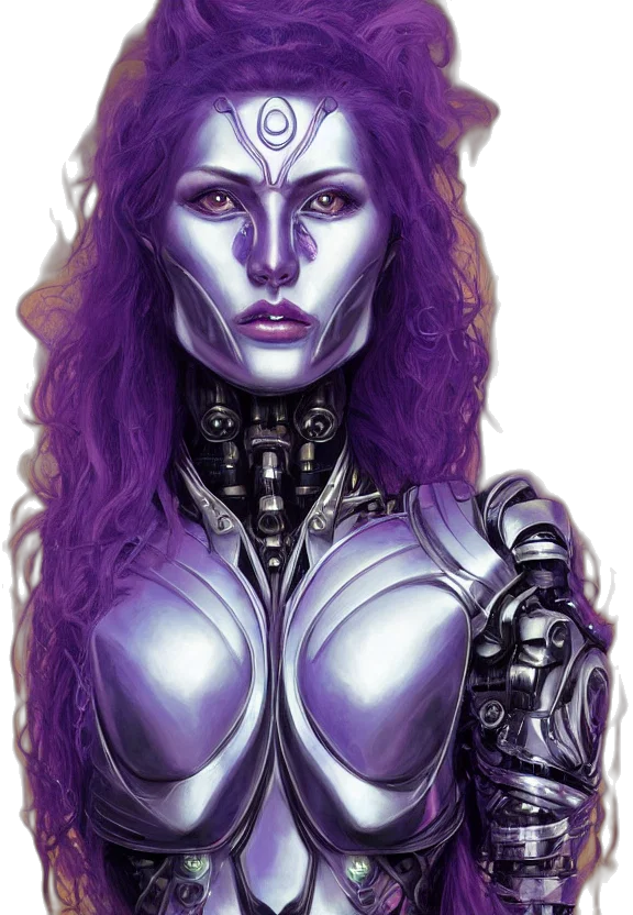 robot, mask, face, jewelry, fantasy art, concept art, comic book art, cyberpunk transparent PNG cut-out