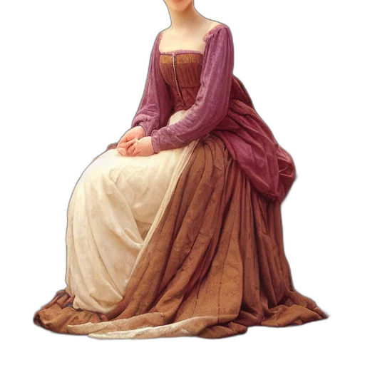 dress, crown, jewelry, face transparent PNG cut-out