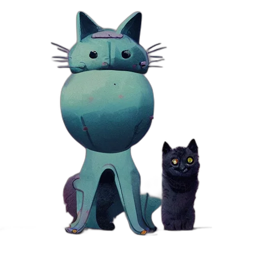 creature, robot, animal, staff transparent PNG cut-out