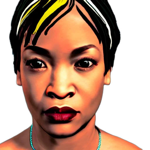 face, photorealistic, 3d render, cartoon transparent PNG cut-out