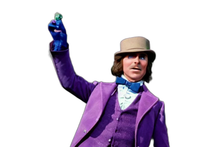 bottle, staff, hat, jacket transparent PNG cut-out