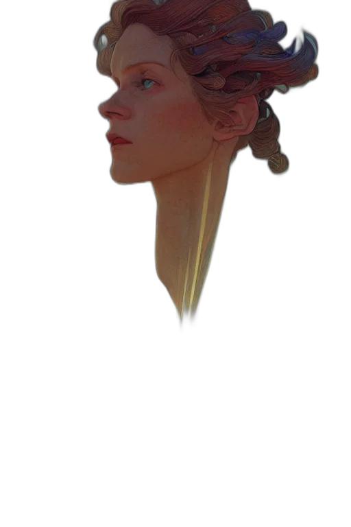 crown, hat, hair, face transparent PNG cut-out