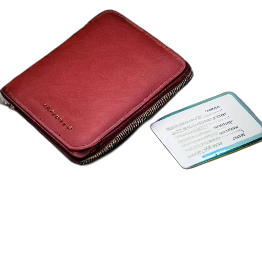 wallet, passport, keys, card transparent PNG cut-out