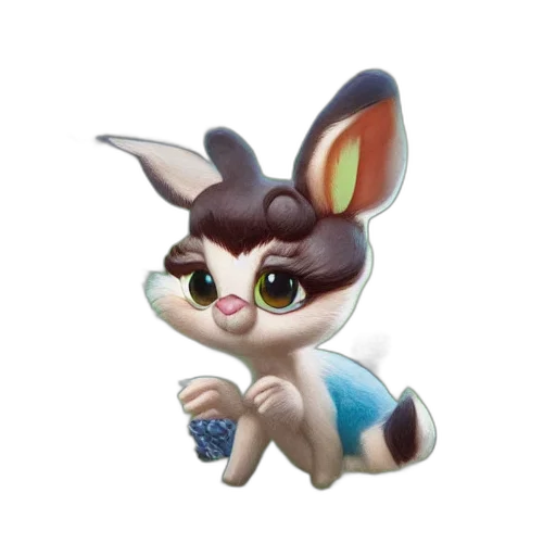 staff, animal, creature, 3d render transparent PNG cut-out