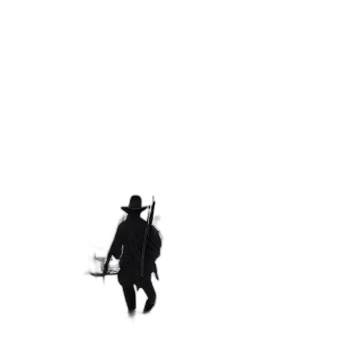 hat, staff, animal, weapon transparent PNG cut-out