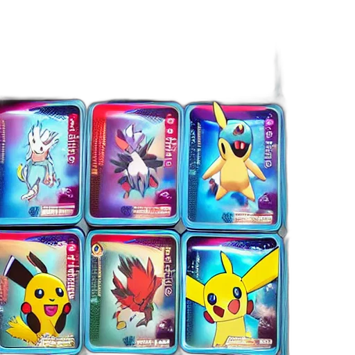 colorful, pokemon, cards, snooki transparent PNG cut-out
