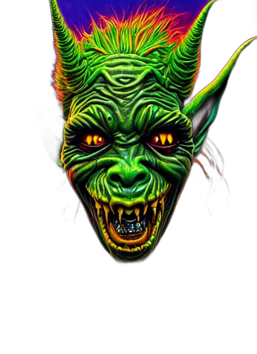 mask, face, staff, creature, concept art, fantasy art, photorealistic, 3d render transparent PNG cut-out