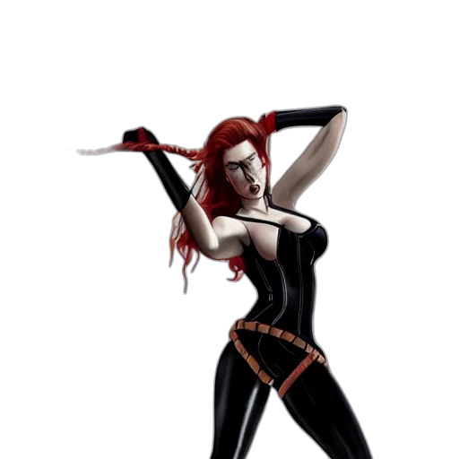 staff, concept art, comic book art, 3d render, fantasy art, red, scarlett, johansson transparent PNG cut-out