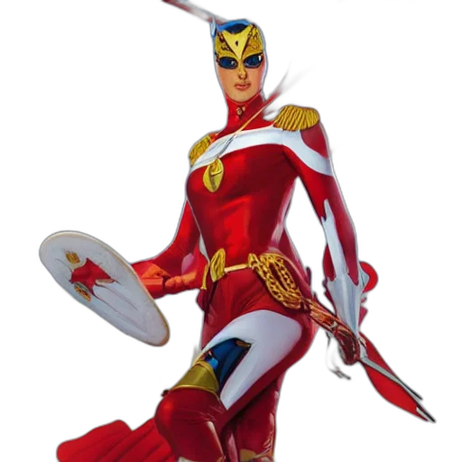 staff, concept art, comic book art, 3d render, captain, vienna, austrian, superhero transparent PNG cut-out
