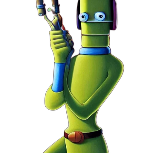 robot, staff, weapon, sword transparent PNG cut-out