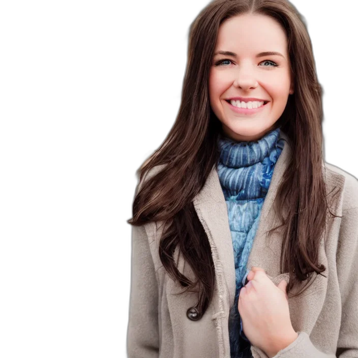 jacket, staff, jewelry, face transparent PNG cut-out