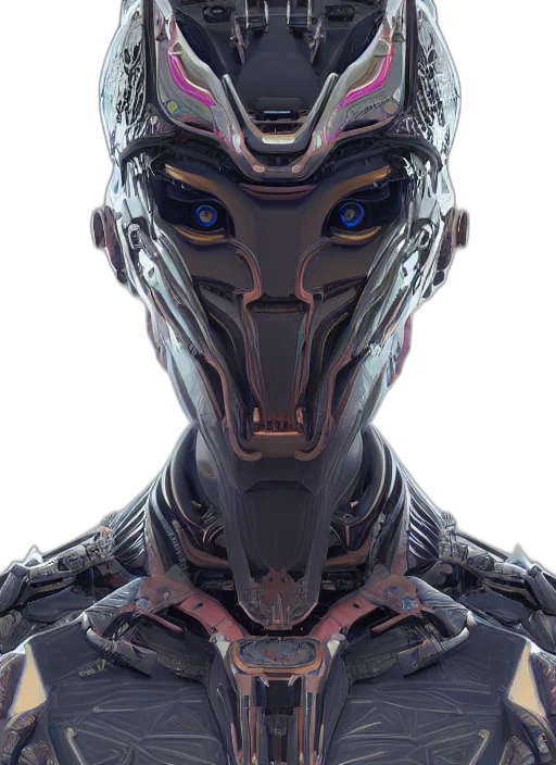 robot, face, mask, creature transparent PNG cut-out
