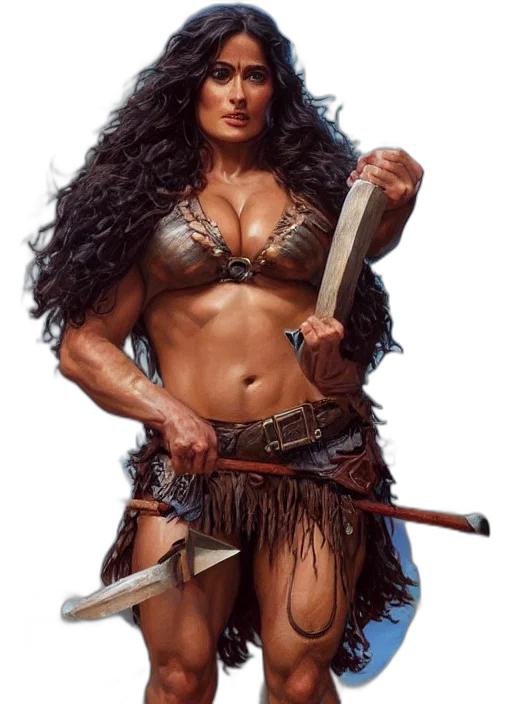 sword, fantasy art, comic book art, concept art, photorealistic, portrait, very, muscled transparent PNG cut-out