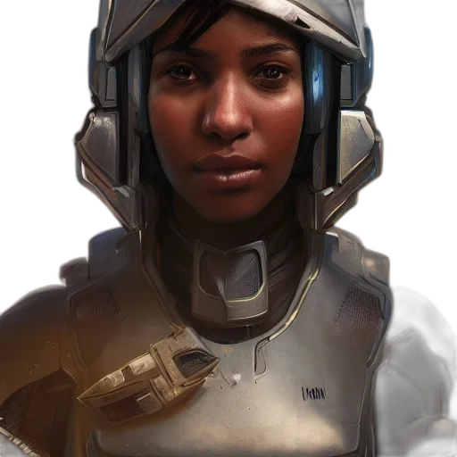 face, staff, robot, weapon transparent PNG cut-out