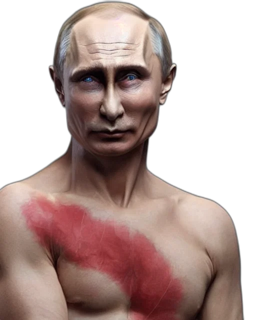 photorealistic, concept art, vladimir, putin transparent PNG cut-out