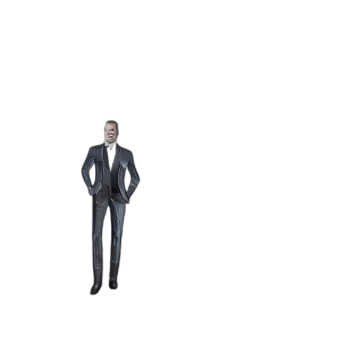 jacket, staff, robot, creature, 3d render, concept art, pixel art, cartoon transparent PNG cut-out
