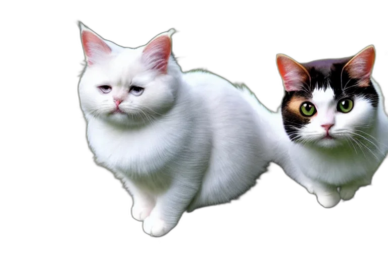 animal, photorealistic, 3d render, concept art, pixel art, real, life, cat transparent PNG cut-out
