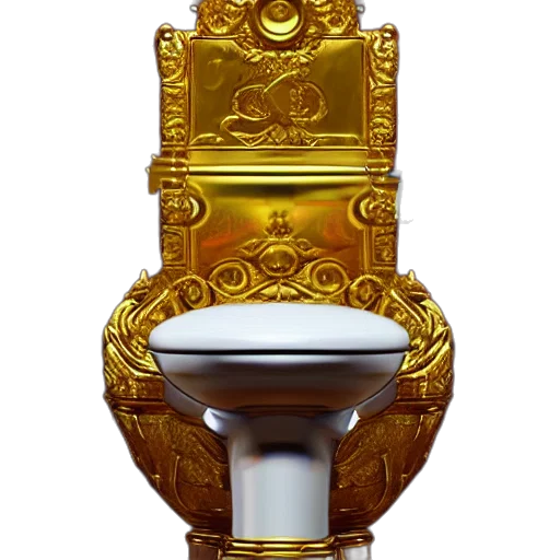furniture, crown, staff, jewelry transparent PNG cut-out
