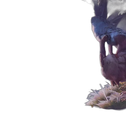 dragon, creature, animal, flower, concept art, 3d render, photorealistic, fantasy art transparent PNG cut-out