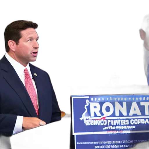 ron, desantis, furry, costume transparent PNG cut-out